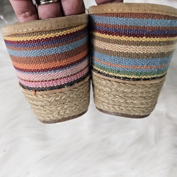 DANSKO Vegan Womens Size 38 EU 7.5-8 US Colorful Woven Comfort Clogs Profesional - Picture 8 of 11